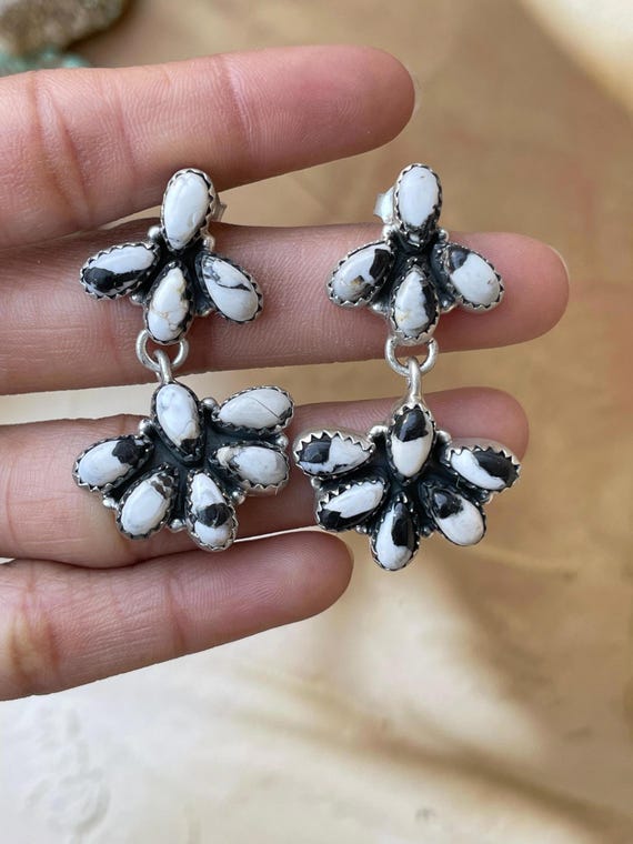 Handmade Sterling Silver Dangle Earring - image 4