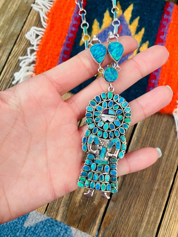 Buy Gorgeous Handmade Sterling Silver Multi Stone Inlay Kachina