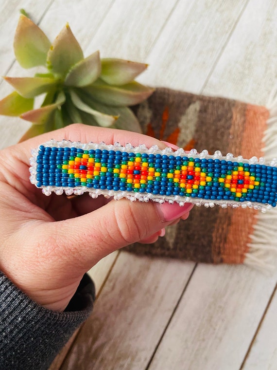 Navajo Handmade Beaded Barrette - image 2