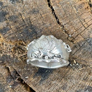 Navajo Sterling Silver Men’s Eagle Ring