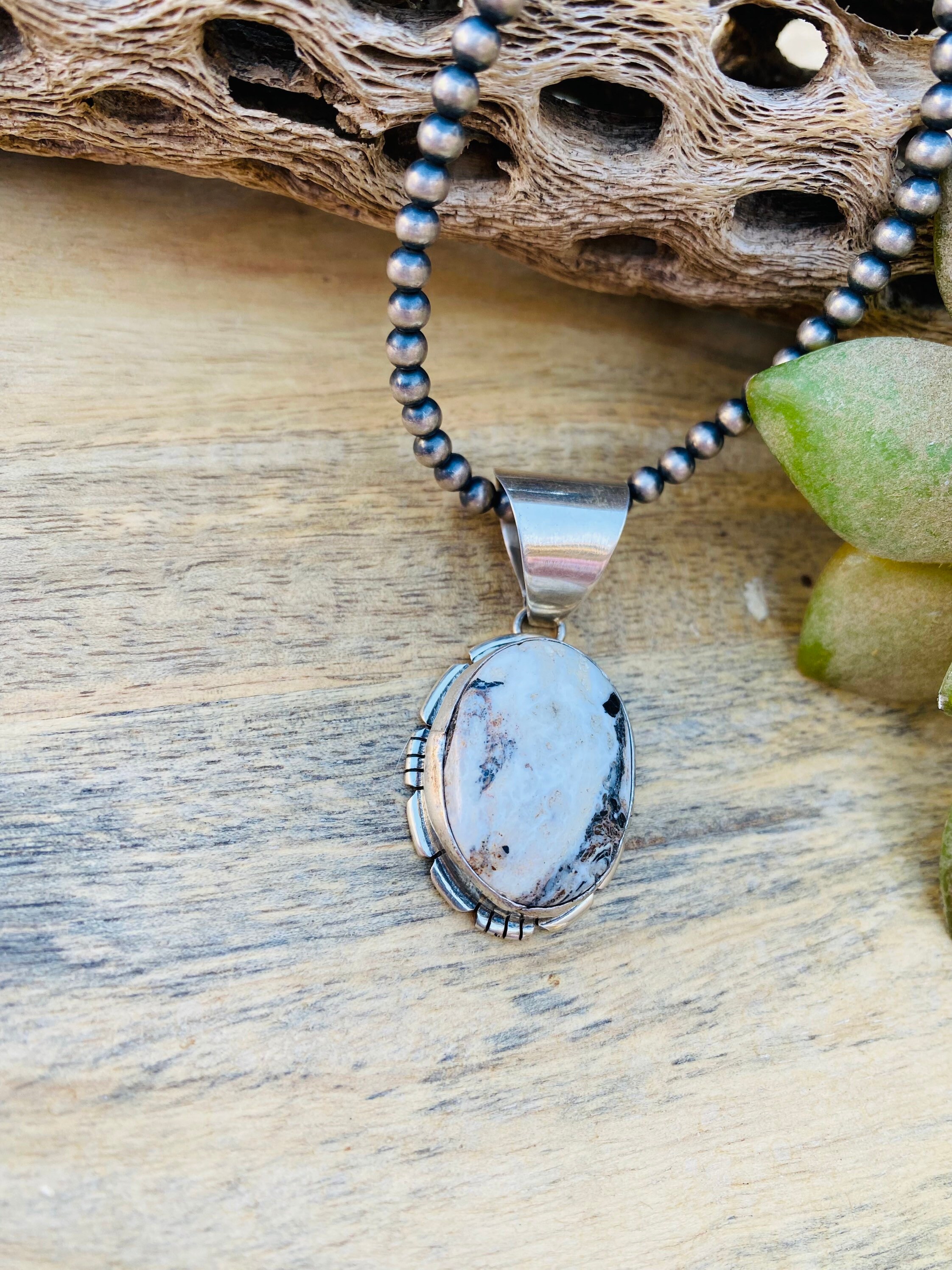 Navajo Weißer Büffel & Sterling Silber Anhänger | Etsy