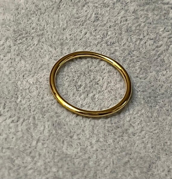 Stackable Gold Ring - image 4