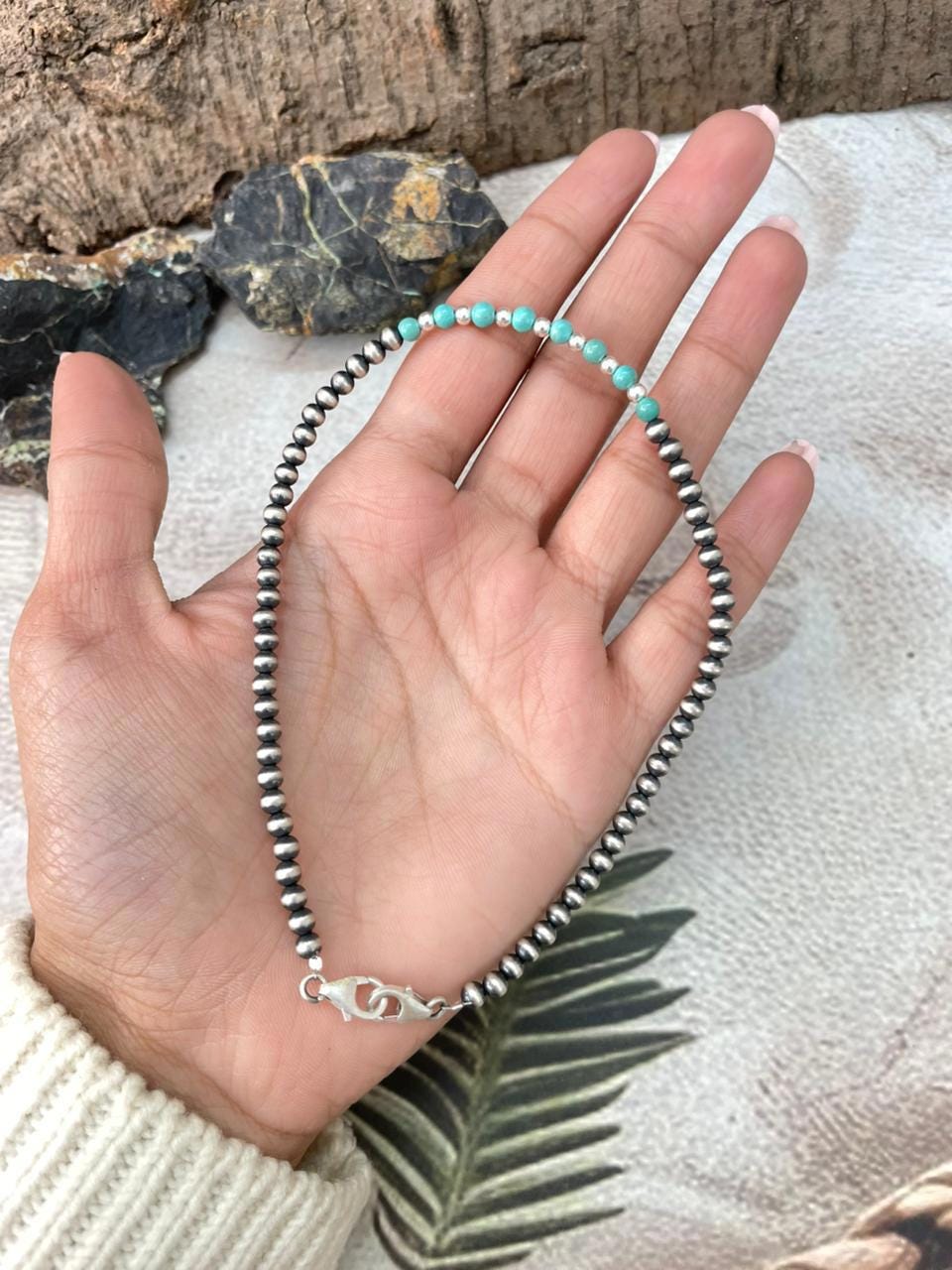 Handmade Sterling Silver Beaded Kingman Turquoise Hat Band - Etsy