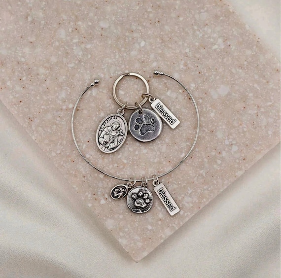 Pet Blessings Bracelet & Pet Tag Set