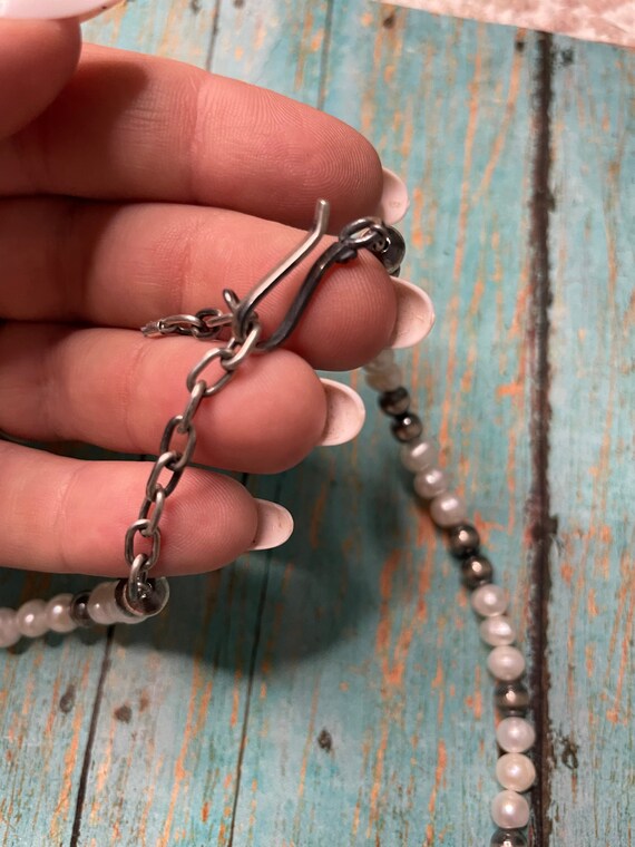 Handcrafted Sterling Silver and Freshwater Pearl … - image 3