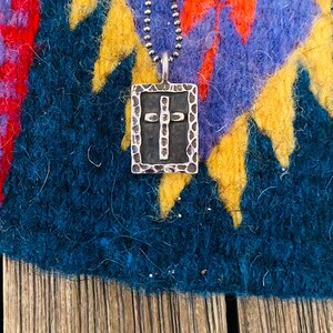 Navajo Sterling Silber Kreuz Anhänger