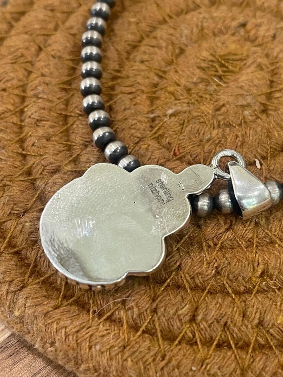 Handcrafted Sterling Silver & Variscite Pendant View 5