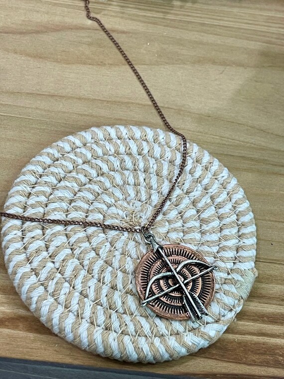 Vintage Handmade Copper Necklace - image 4