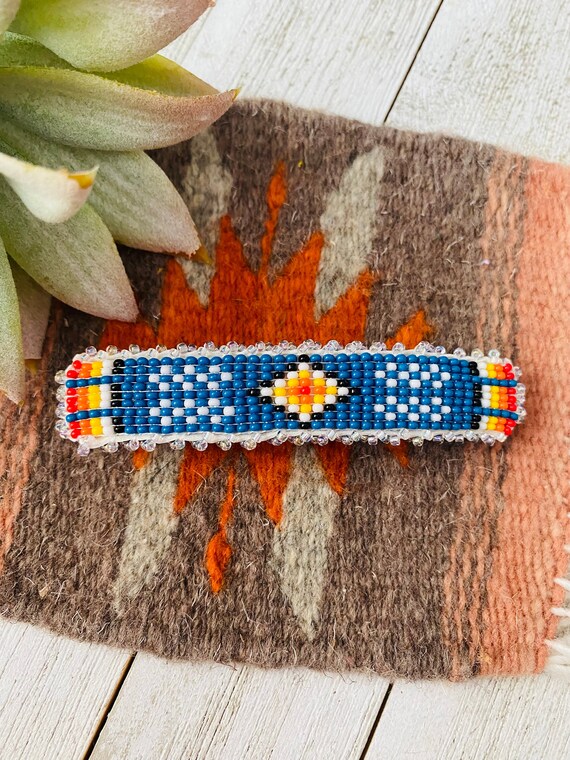 Navajo Handmade Beaded Barrette