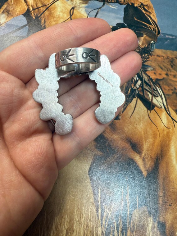 Handmade Sterling Silver Adjustable Multi Stone N… - image 7