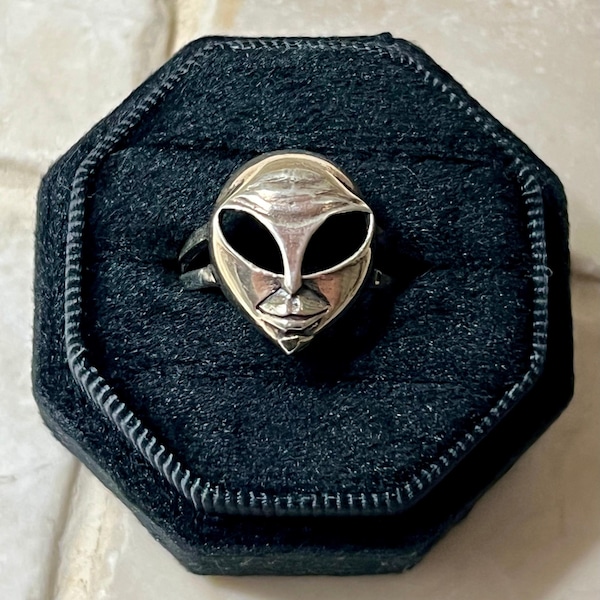 Alien Sterling Silver Ring
