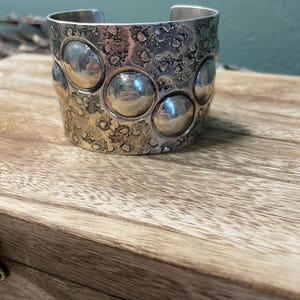 Handcrafted Sterling Silver Cuff Bracelet By Codie Willie