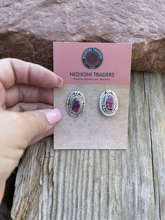 Navajo Pink Dream Mojave & Sterling Silver squova… - image 6
