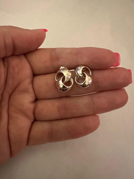 Interlocking Loop Earrings - image 3