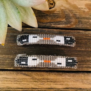 Navajo Handmade Beaded Barrette Set