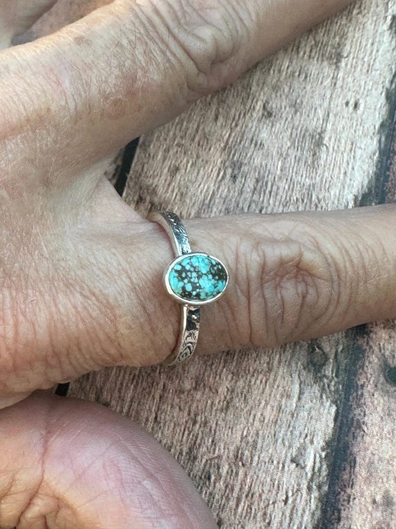 Stackable Stackers Natural Number 8 Stone Sterlin… - image 3