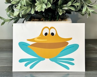 Cymbal Frog art print / Alice in Wonderland theme art print/ home decor/ Alice in Wonderland creatures