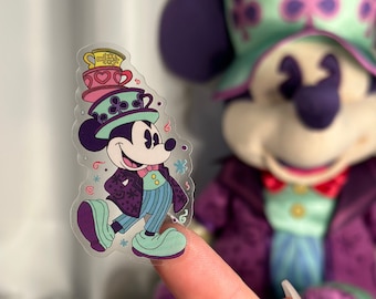 Mickey sticker / Teacups Sticker / vinyl sticker / journal, tumbler, laptop, phone sticker / Disney theme  phone stickers