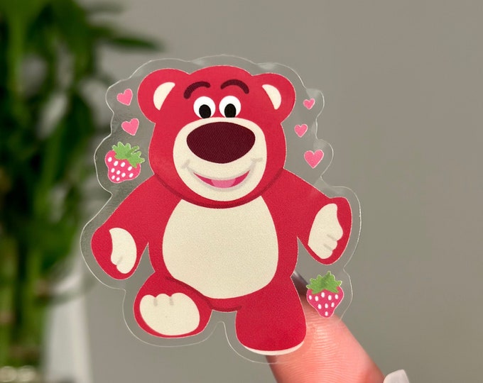 Tyo Sticker Lotso Sticker / Toy Story Tumbler Sticker / Clear Transparent Sticker ...