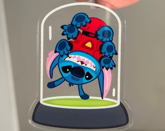 Stitch keychain / stitch experiment 626 keychain / Disney parks keychain / stitch / cute keychains/ acrylic keychain