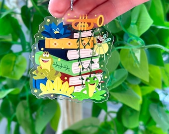 Princess And The Frog Keychain / Ray the firefly / Disney theme keychains / Book lovers