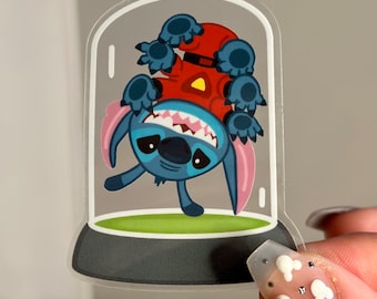 Stitch sticker/ stitch experiment 626 sticker Disney parks sticker/ phone, laptop, journal stickers