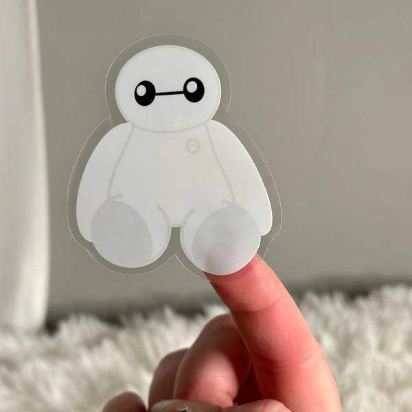 Baymax sticker / big hero sticker / Disney parks sticker/ vinyl decals / phone, laptop, notebook, water bottle, tumbler sticker