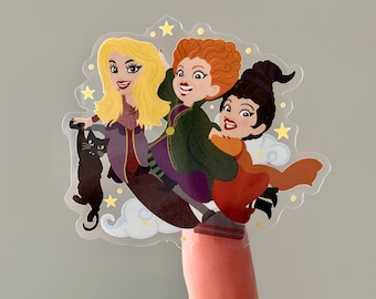 Hocus pocus sticker / Halloween sticker / witches / vinyl decal / Disney theme notebook stickers/ water bottle, phone, laptop