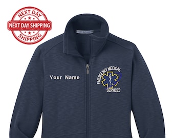 Custom embroidery Ladies EMS jackets, First responder Jacket, Paramedic Jacket, EMS Jacket, EMT, Gift for first responders