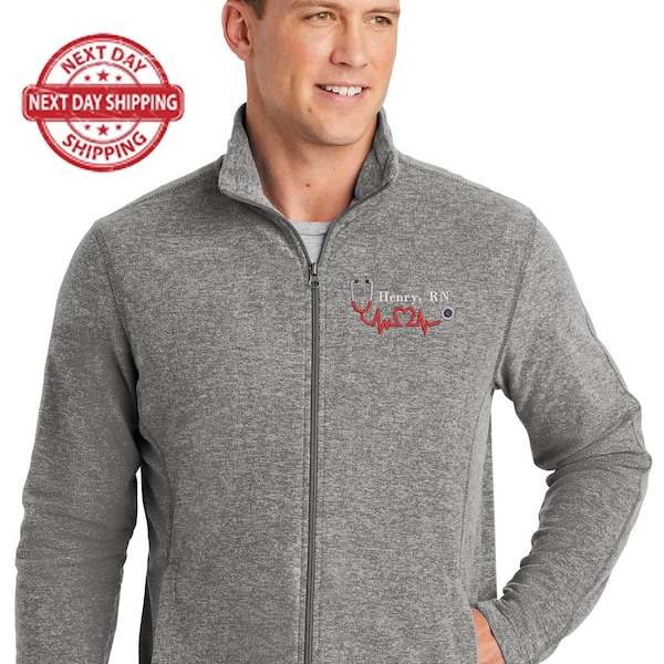 Medical Embroidery Jacket Etsy