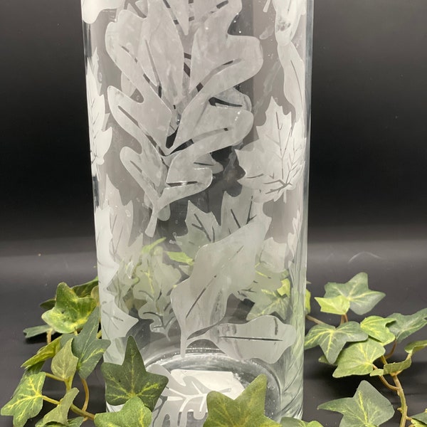 Etched Glass Vase Make Your Own Glass Vase