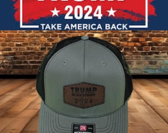 Trump 2024 Richardson 112 Trucker Hat – MAGA Patriotic Cap