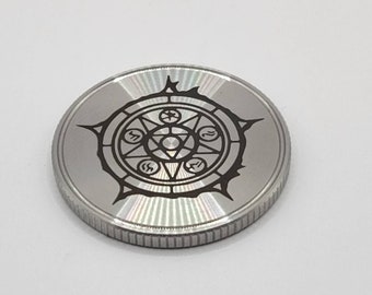 Flesh and Blood Token | Stainless Steel Runechant Coin