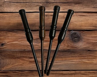 1 piece turkey call striker - custom ebony striker- pot call striker