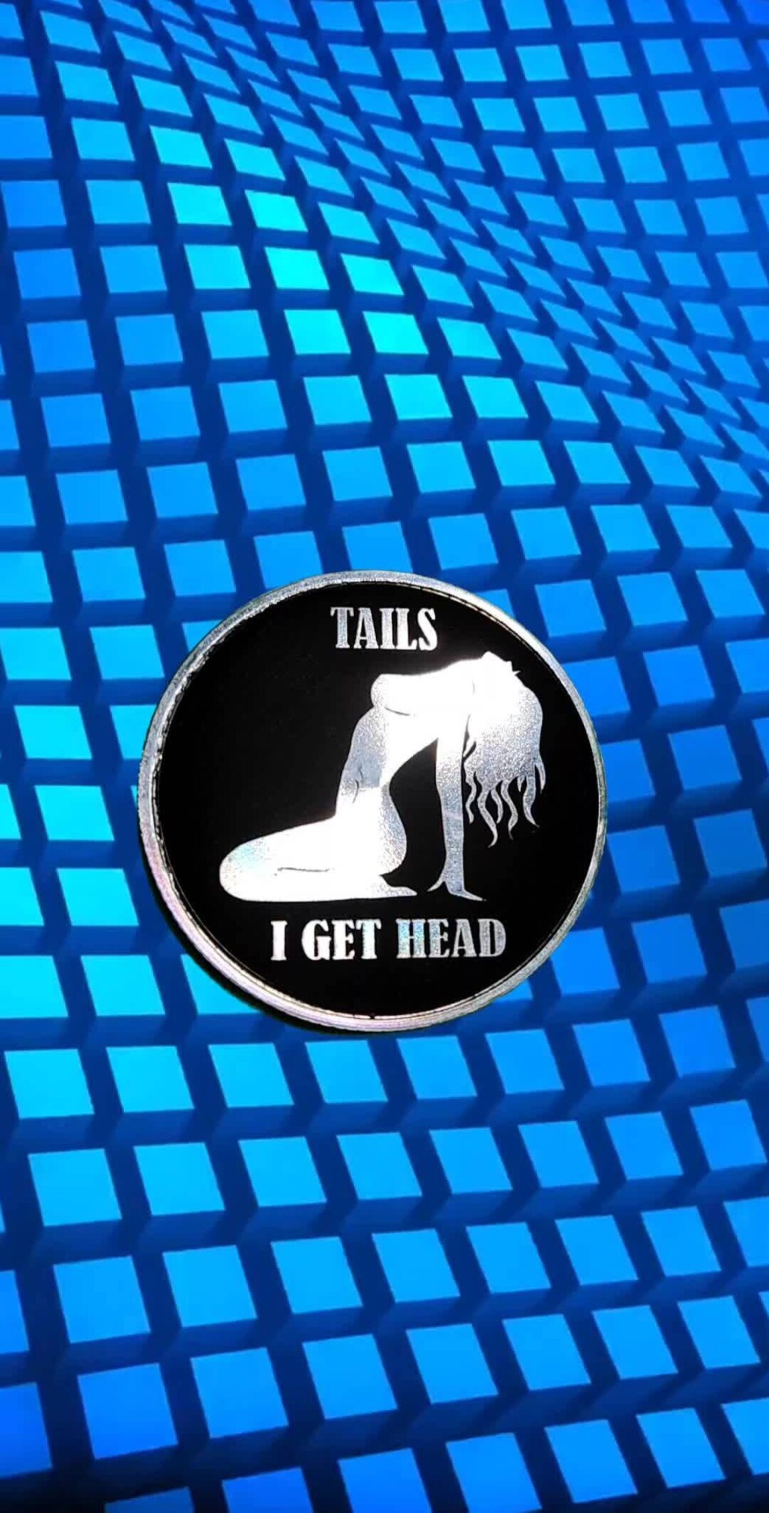 Heads I Get Tails Coin Etsy