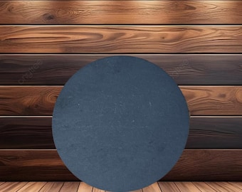 3.5in black slate surface ( can be custom engraved) Turkey pot call