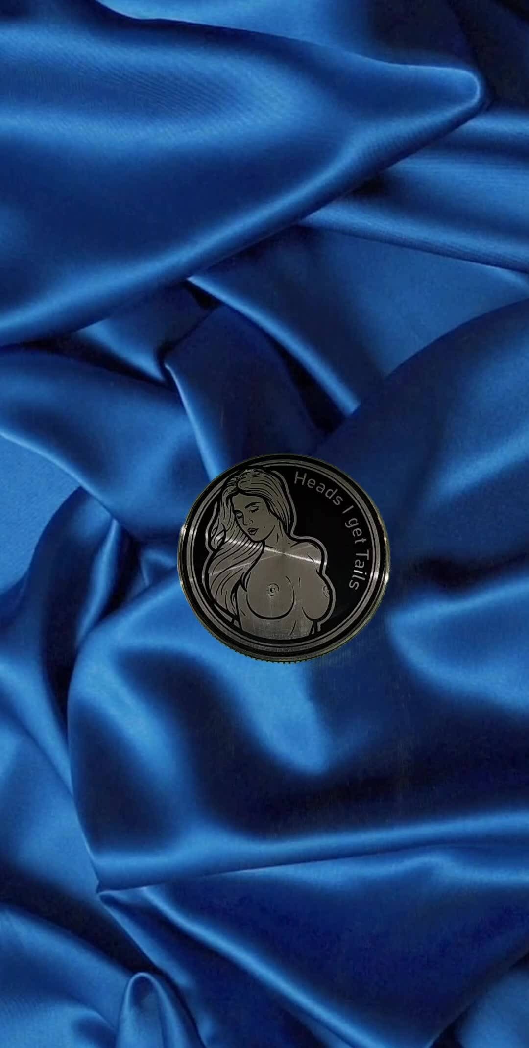 Custom Engraved Coin Heads I Get Tail and Tails I Get Head Etsy