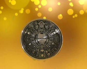 CUSTOM Coin / Custom Engraving Coin / Pendant  / Pin Badge  / EDC / gifts for him / groomsman gift / Challenge coin / Marvel avengers /
