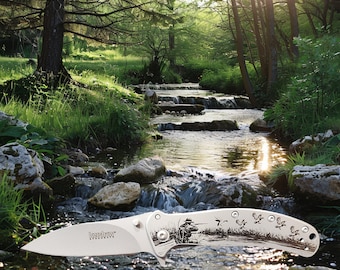 Personalized Kershaw Knife, Engraved Tactical Knife, Gifts for Men