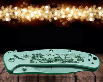 Tactical Knife Personalized, Monogrammed, Engraved, Gifts For Men, Groomsman gift, Fathers Day, Hunting, Camping, Best Man gift, Groom, EDC