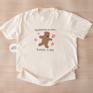 mysterieus en cool - uniseks t-shirt, grappig t-shirt, gek T-shirt, raar grafisch T-shirt, grappig grafisch T-shirt, meme-T-shirt, losgeslagen shirt