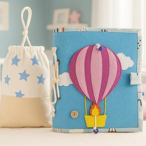 Montessori Quiet Book: Felt Activity Toy for Fine Motor Skills