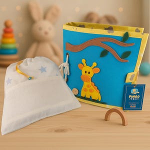 Personalized Felt Quiet Book: Montessori Toddler Activity Book