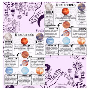 ASTROLOGICAL PLANETS- Astrology Cheat Sheet for the Planets
