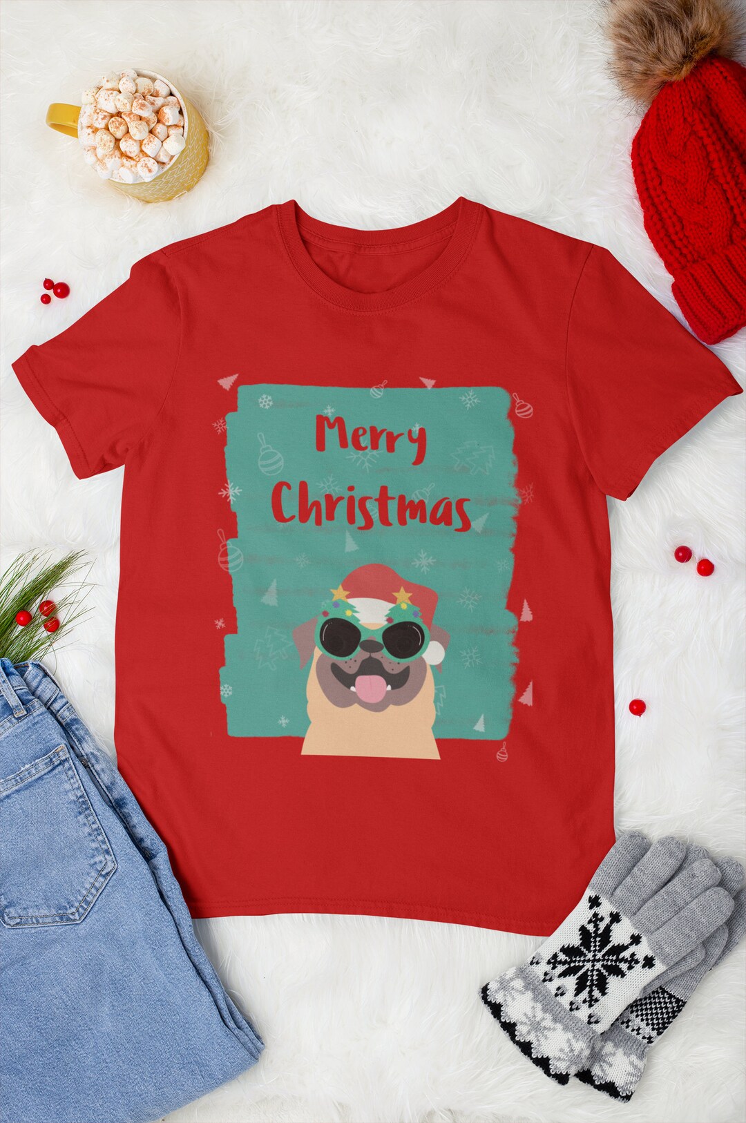 Christmas Dog Shirt Christmas Gift for Dog Lover Christmas Etsy