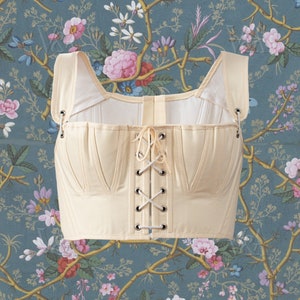 Regency short stays- Regency historical corset- handmade