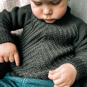 Strickanleitung Kinder Pullover DEUTSCH Größe 0 6 Jahre Bild 2