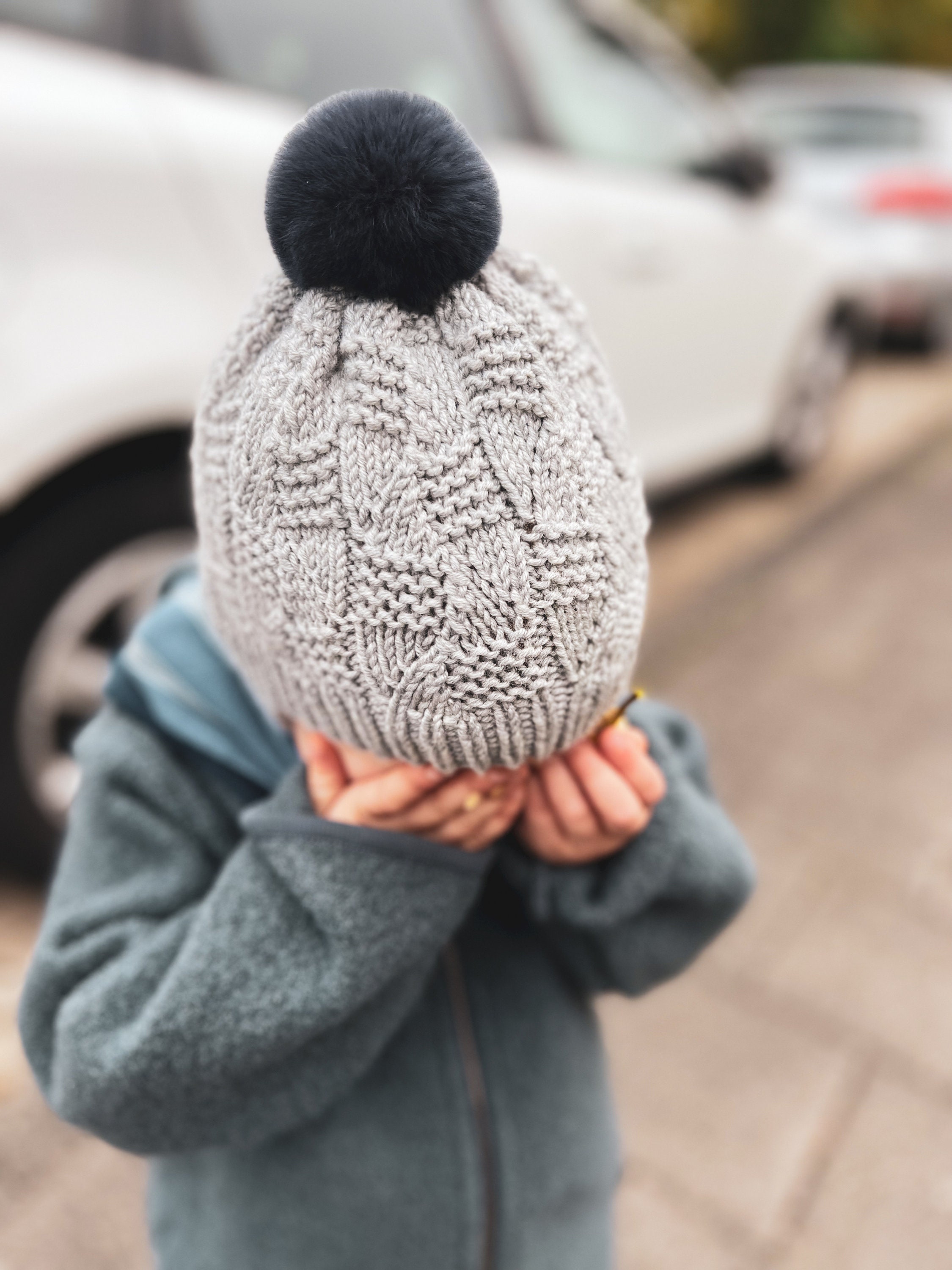 耳あて付きの子供用帽子の編み図、英語、サイズ 0 - 8 歳 - Etsy 日本