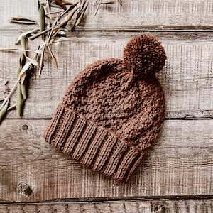 Knitting pattern for children's hats, sizes 0-6 years, instructions for winter hats in German