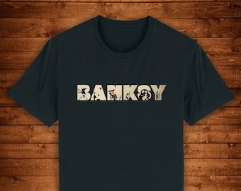 Banksy Most Iconic Art Graffiti / T-shirt Unique Design Street Wear Art Urban Graphic Tees Top